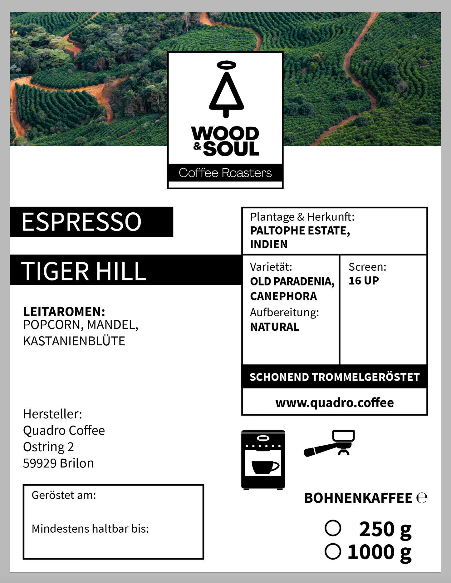 -NEW- Tiger Hill Espresso