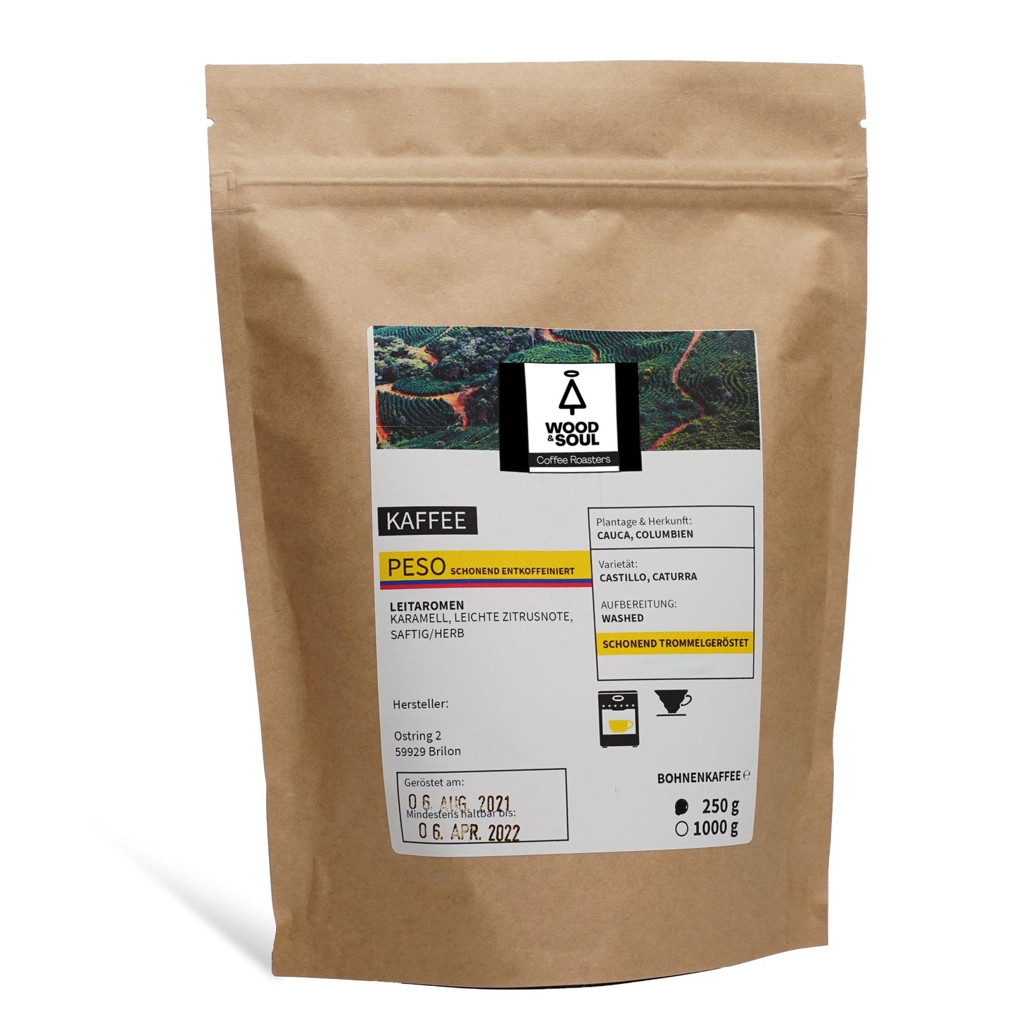 Peso - schonend entkoffeiniert