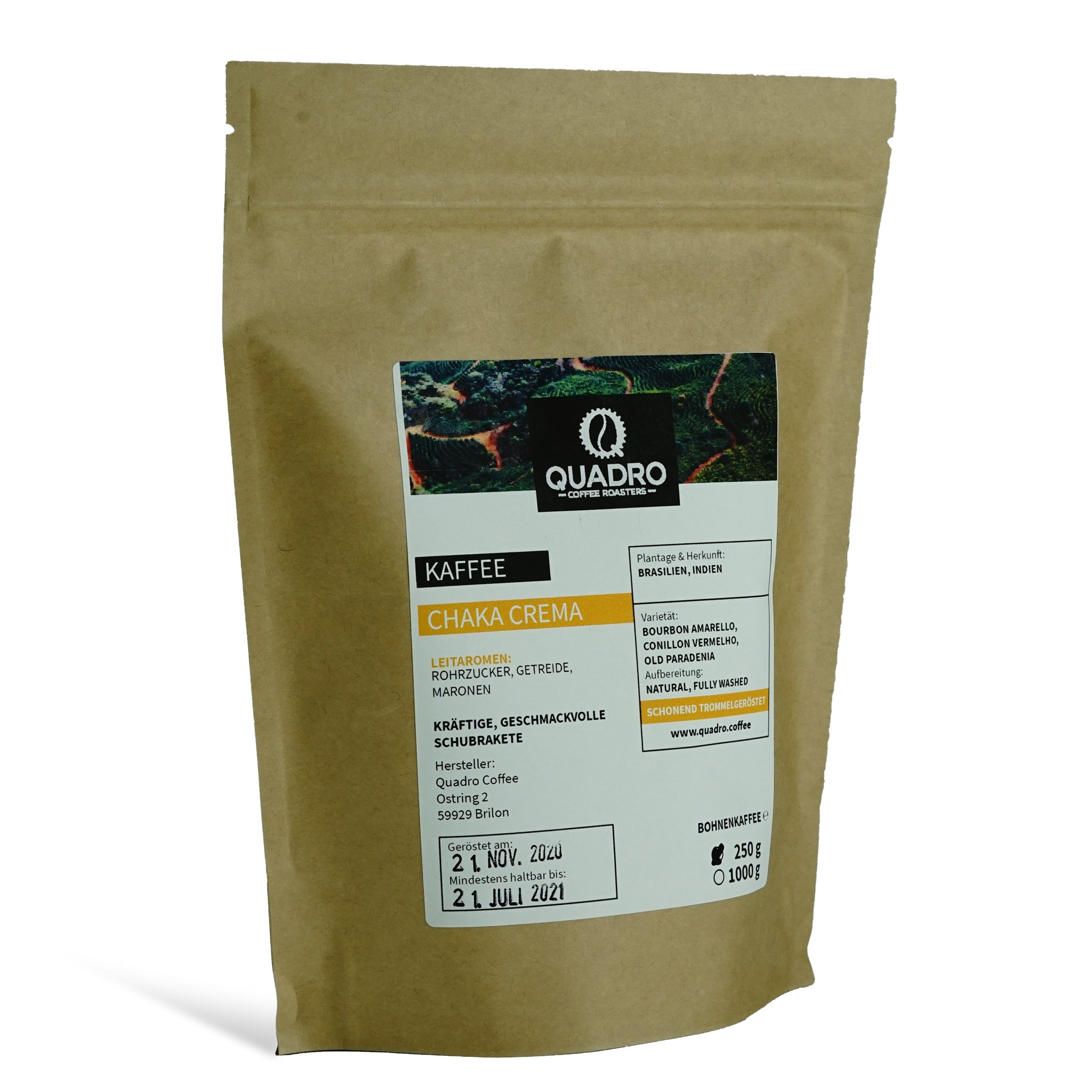 Chaka Kaffee, 3fach Blend | Wood & Soul Coffee